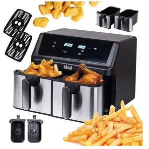 Eldom Friteuse Ideal sans graisse, double horizontal 9l, 8 fonctions -... pas cher