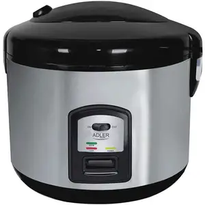 Comparateur de prix : Adler AD 6406 Cuiseur à riz, 1000 W, 1.5 liters, Noir, Acier Inoxydable