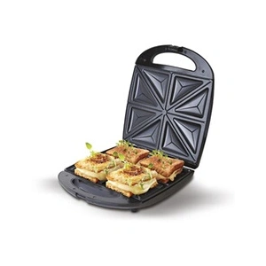 Comparateur de prix : CAMRY CR 3023 Croque-Monsieur grill, Argent Métallique