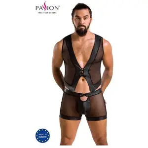 Comparateur de prix : Ensemble William Noir S/M   Élégance et Séduction par PASSION - S/M