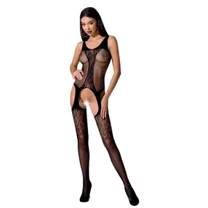 Comparateur de prix : Bodystocking Femme BS072 en Résille Sexy avec Dentelle - TU