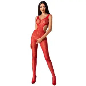 Passion Combinaison Ouverte BS085 Rouge pas cher