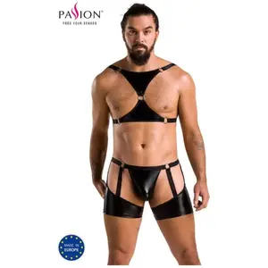 Ensemble Séduction Aron Noir S/M par PASSION pour une allure élégante ...Vendu parplaisir-up