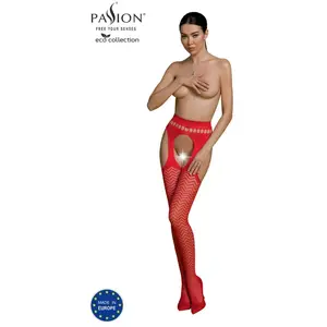 Passion - Bodystocking Eco Collection Eco S002 Rouge pas cher