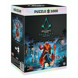 Comparateur de prix : Good Loot Assassin's Creed Valhalla: Dawn of Ragnarok - Puzzle 1000 éléments | 68 cm x 48 cm | Poster et Sac Compris | Jeu vidéo | Puzzle pour Adultes et Adolescents