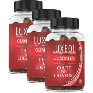 Gummies chute de cheveux - Cure de 3 mois                                - Luxéol