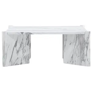 Meubles & Design Table basse carrée 100x100cm gris pas cher