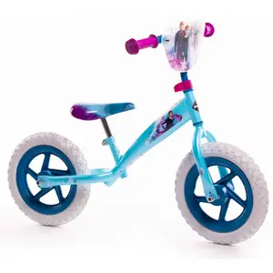 Comparateur de prix : Draisienne Enfant Disney - Reine des Neiges -  Roues 12" - Age 2 à 4 ans - Bleu et Turquoise - Produit HUFFY