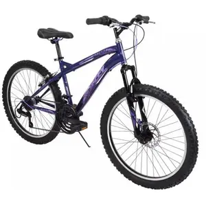 VTT Huffy Extent pour filles 24"" - Suspension avant - Shimano 18 vitesses - violet