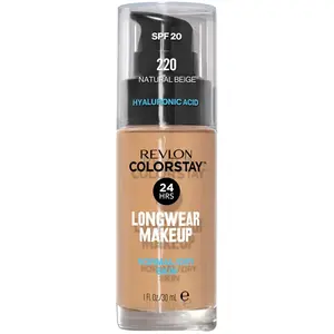 Comparateur de prix : Fond de teint hydratant 24H n°220 beige naturel Colorstay dry skin REVLON