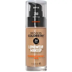 Comparateur de prix : Revlon Fond de teint SPF15 - N°350 Rich Tan - Peaux mixtes à grasses - 30 ml