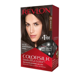 Revlon - ColorSilk Beautiful Color Coloration permanente 1 pieces Noir unisex