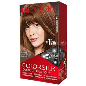 Comparateur de prix : Revlon Colorsilk Coloration Permanente N°43 Châtain Doré Moyen