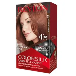 Comparateur de prix : Revlon Colorsilk Coloration Permanente N°55 Brun Roux Clair