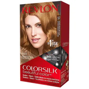 Comparateur de prix : Revlon Revlon Colorsilk Sans Amoniaque 57 Lightest Golden Brown