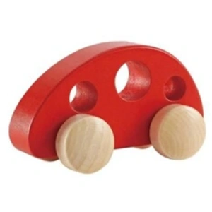 Hape - e0052 - jouet de premier age - mini van - rouge pas cher