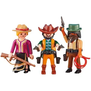 Playmobil 6278 - 2 cow-boys et une femme (neuf en sachet)