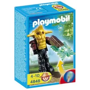 Playmobil - 4848 - figurine - gardien du temple avec arme lumineuse ve... pas cher