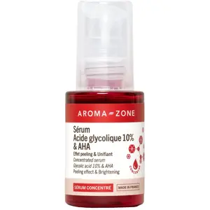 Sérum concentré d’acide glycolique 10% et AHA - Aroma-Zone pas cher
