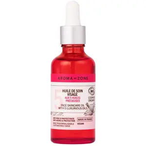 Huile visage anti-âge 5 huiles - Aroma-Zone pas cher