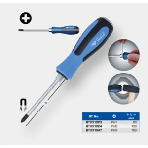Brilliant Tools Tournevis cruciforme avec embout à frapper, PH3 x 150 ...