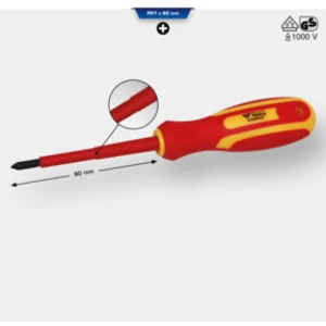 Brilliant Tools, Tournevis, Tournevis plat VDE PH1 x 80 mm pas cher