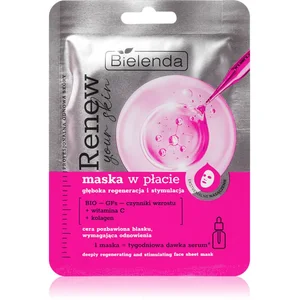 Bielenda Renew Your Skin masque tissu effet régénérant 18 gVendu parnotino