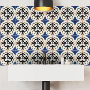 Ambiance-sticker 24 stickers carreaux de ciment azulejos ItaloVendu parambiance-sticker