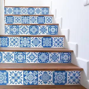 Ambiance-sticker Stickers escalier carreaux de ciment Ambra x 2Vendu parambiance-sticker