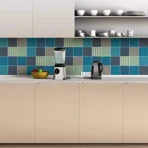 Ambiance-sticker 9 stickers carreaux de ciment scandinave nykyaVendu parambiance-sticker