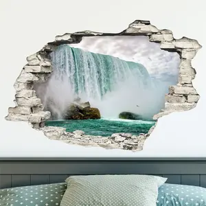 Ambiance-sticker Sticker trompe l'oeil les chutes du Niagara somptueuses pas cher