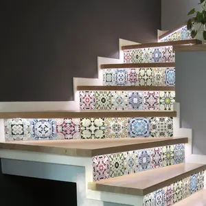 Ambiance-sticker Stickers escalier carrelages ornements anciens x 2Vendu parambiance-sticker