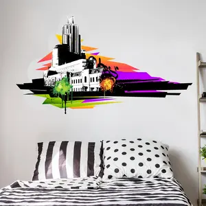 Ambiance-sticker Sticker graffiti urbain ville design pas cher