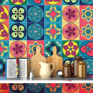 Ambiance-sticker 9 stickers carrelages azulejos ornements mosaïques vintagesVendu parambiance-sticker