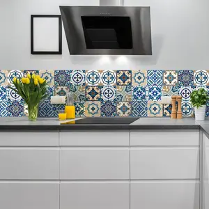 Ambiance-sticker 9 stickers carrelages azulejos ornements antiquesVendu parambiance-sticker