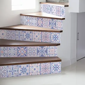 Ambiance-sticker Stickers contremarche bleu d'Orient x 2Vendu parambiance-sticker