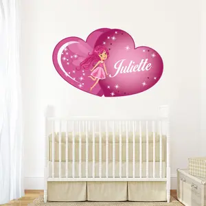 Ambiance-sticker Sticker prénom personnalisable fée heureuseVendu parambiance-sticker