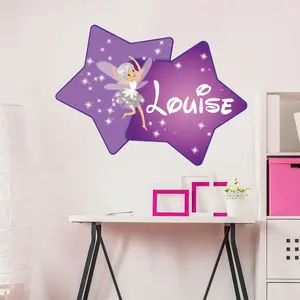 Ambiance-sticker Sticker prénom personnalisable fée blancheVendu parambiance-sticker