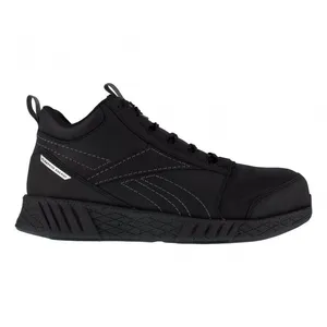 Reebok - Chaussures de sécurité montantes noire en cuir embout composi... pas cher