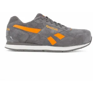 Reebok - Baskets de sécurité basses grise et orange classic work S1P s... pas cher