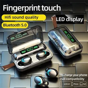 Comparateur de prix : Ecouteurs TWS F9 Bluetooth 5.0,Sans Fil,Empreintes digitales-In-Ear,Sp...