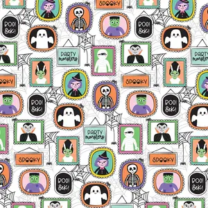 Echo Park Paper co. Monster Mash Papier imprimé Party monstersVendu parscrapmalin