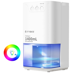 Déshumidificateur nettlife 1400 ml avec minuterie et d'ambiance (blanc...Vendu parconforama