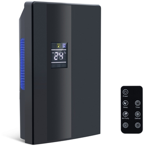 NETTLIFE Déshumidificateur 2000 ml avec télécommande, minuterie 24 h, ... pas cher