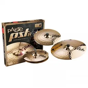 Comparateur de prix : Paiste PST 8 Reflector Rock 14/16/20 Set de cymbales