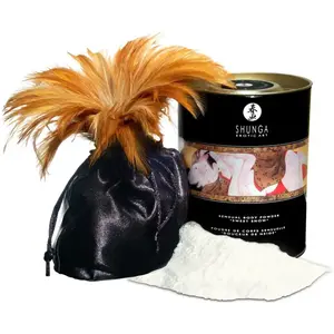 Comparateur de prix : Shunga Poudre Comestible Fruits Exotiques Avec Plumeau