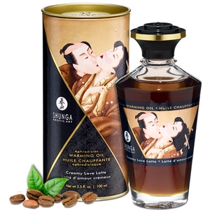 SHUNGA Huile Chauffante Aphrodisiaque - Latte D'Amour Cremeux pas cher