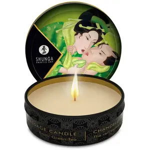 Comparateur de prix : Shunga Mini Bougie De Massage Lueur Et Caresse - Shunga Shunga Thé Vert