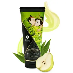 Comparateur de prix : Shunga Crème de Massage Délectable Poire Thé Vert 200ml