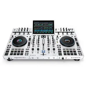 Denon DJ PRIME 4 + Contrôleur DJ autonome + Table de mixage Blanc pas cher